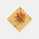 秋のフローラ感謝祭 スタンダードカクテルナプキン (角)