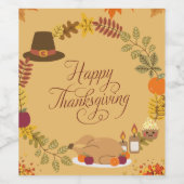 秋のフローラ感謝祭 ワインラベル (シングルラベル)