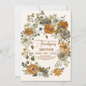 秋のフローラ感謝祭 招待状 (正面)