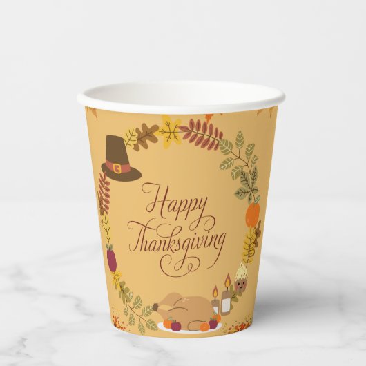 秋のフローラ感謝祭 紙コップ (正面)