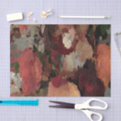 秋のフローラ抽象芸術ティッシュペーパー 薄葉紙 (クラフト)