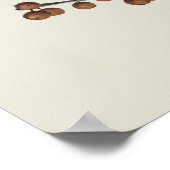 秋のフローラ水色表 ポスター (角)