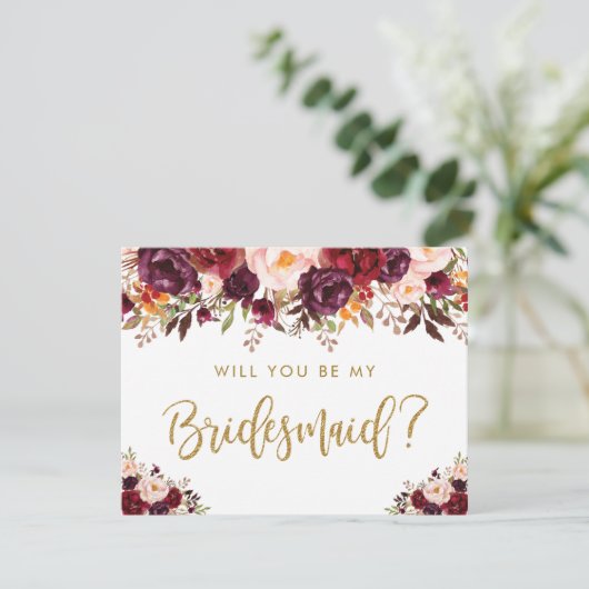 秋のフローラ素朴は私の花嫁になる 招待状 (スタンド正面)