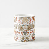 秋のフローラ素朴マグ コーヒーマグカップ (中央)