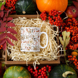 秋のフローラ素朴マグ コーヒーマグカップ