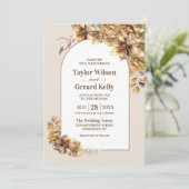 秋のフローラ結婚アーチ 招待状 (スタンド正面)