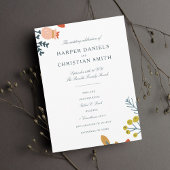 秋のフローラ結婚式 プログラム