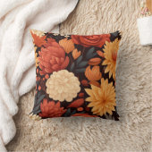 秋のフローラ菊 クッション (ブランケット)
