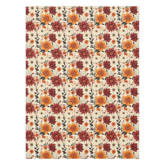 秋のフローラ菊 テーブルクロス (正面)