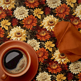 秋のフローラ菊 テーブルクロス