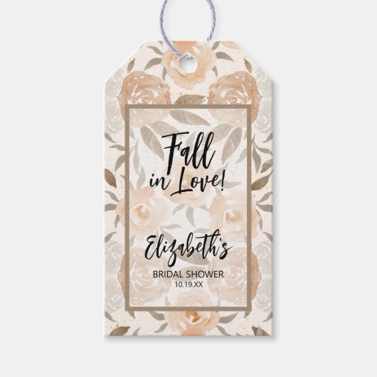 秋のフローラ ギフトタグ (正面)