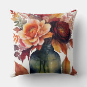 秋のフローラ クッション (裏面)