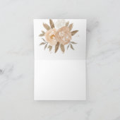 秋のフローラ ノートカード (内部)