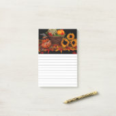 秋のフローラ ポストイット (デスク上)