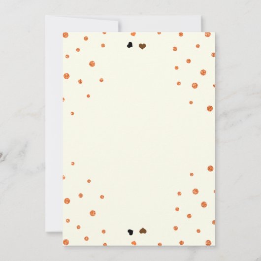 秋のフンプキン感謝祭ディナーパーティー招待状 招待状 (裏面)