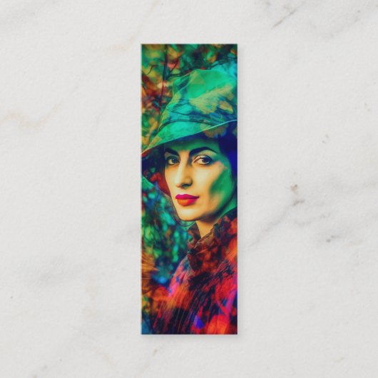 秋のブックマークの謎 スキニー名刺 (正面)