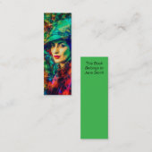 秋のブックマークの謎 スキニー名刺 (正面/裏面)