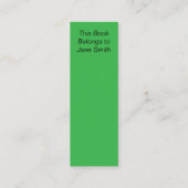 秋のブックマークの謎 スキニー名刺 (裏面)