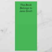 秋のブックマークの謎 メニュー (裏面)