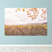 秋のブドウ キャンバスプリント (インサイチュ (ウッドフロア))