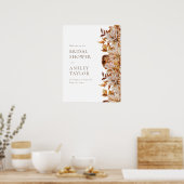 秋のブライダルシャワーウェルカム ポスター (キッチン)