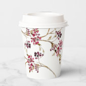 秋のブライダルシャワーテーマの紙コップ | ラスティックベリー 紙コップ (裏面)