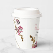 秋のブライダルシャワーテーマの紙コップ | ラスティックベリー 紙コップ (右)
