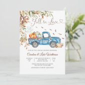 秋のブライダルシャワー招待状 招待状 (スタンド正面)