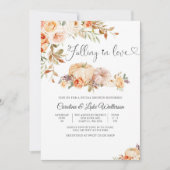 秋のブライダルシャワー招待状 招待状 (正面)