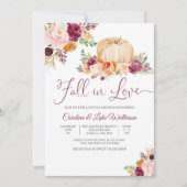 秋のブライダルシャワー招待状 招待状 (正面)