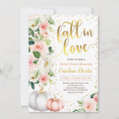 秋のブライダルシャワー招待状 秋に恋するシャワー 招待状 (正面)