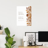 秋のブライダルシャワー歓迎 ポスター (ホームオフィス)