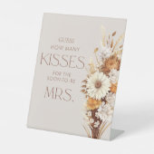 秋のブライダルシャワー　キスがいくつ？ 台座サイン (正面)