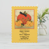 秋のブライダルシャワー 招待状 (スタンド正面)