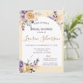 秋のブライダルシャワー 招待状 (スタンド正面)