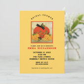 秋のブライダルシャワー 招待状 (スタンド正面)