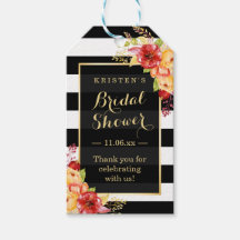 秋のブライダルシャワー 秋の花柄 感謝