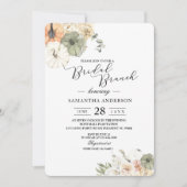 秋のブライダルブランチ招待状 | 水彩のカボチャ 招待状 (正面)