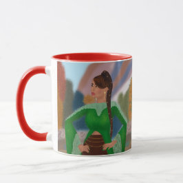 秋のブラッククイーン | 名前をカスタムする | マグカップ