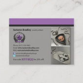秋のブラッドリーの名刺 名刺 (裏面)