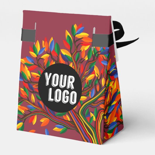 秋のブランド プロフェッショナル ハッピースターブックス感謝祭ロゴ フェイバーボックス (裏面サイド)