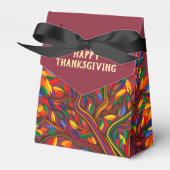 秋のブランド プロフェッショナル ハッピースターブックス感謝祭ロゴ フェイバーボックス (正面サイド)