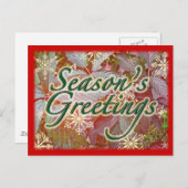 秋のブランブルズホリデーシーズンアイテム シーズンポストカード (正面/裏面)