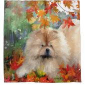 秋のブリスチャウ-シャワーカーテンまたはディスプレイ シャワーカーテン (正面)