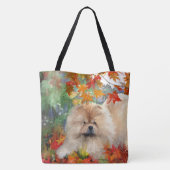 秋のブリスチョートトートクロス体バッグ トートバッグ (裏面)