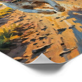 秋のブリスドッグ ポスター (角)