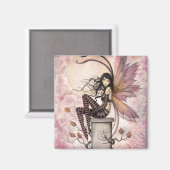 秋のブリーズフェアリーファンタジーアートバイモリーハリソン マグネット (正面/裏面)