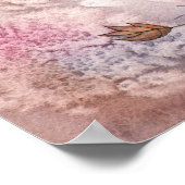 秋のブリーズ秋フェアリーファンタジーアート ポスター (角)