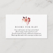 秋のブルゴーニュのベビー入りカード用ブック エンクロージャーカード (正面)