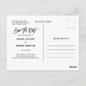 秋のブルゴーニュ赤面フローラブロッサム日付を保存 ポストカード (裏面)